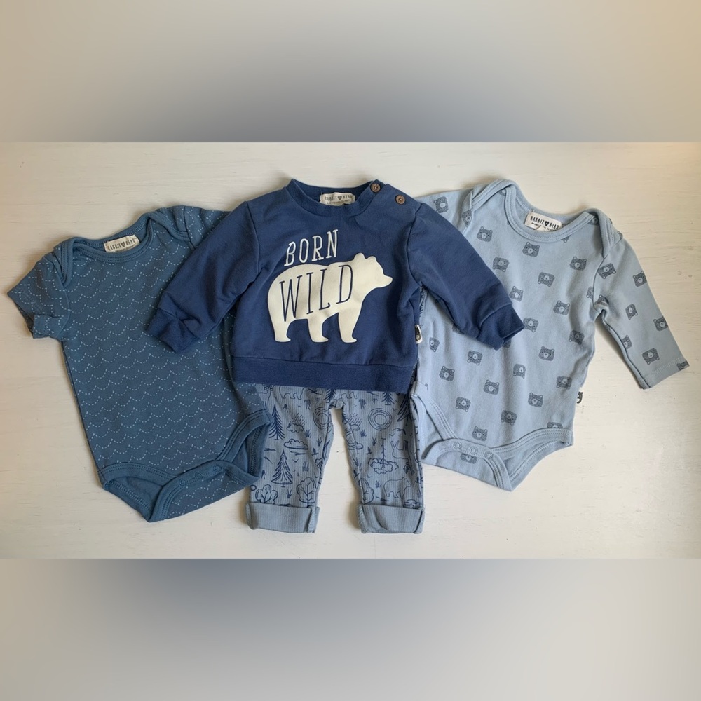 Rabbit + Bear Baby Bundle 0-3 Months